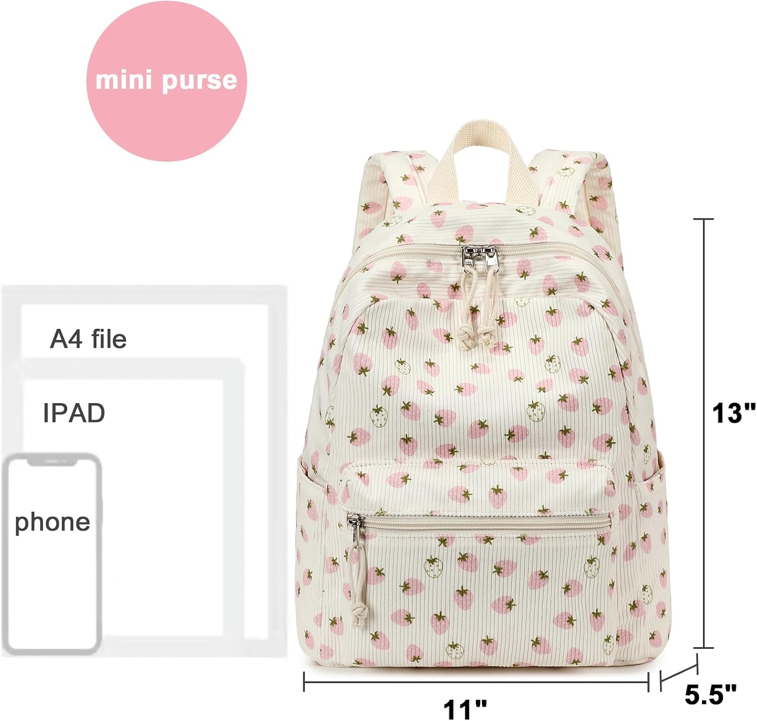 Mini Backpacks for Girls Toddler Backpack Purse School Bookbag Kawaii Backpack Women