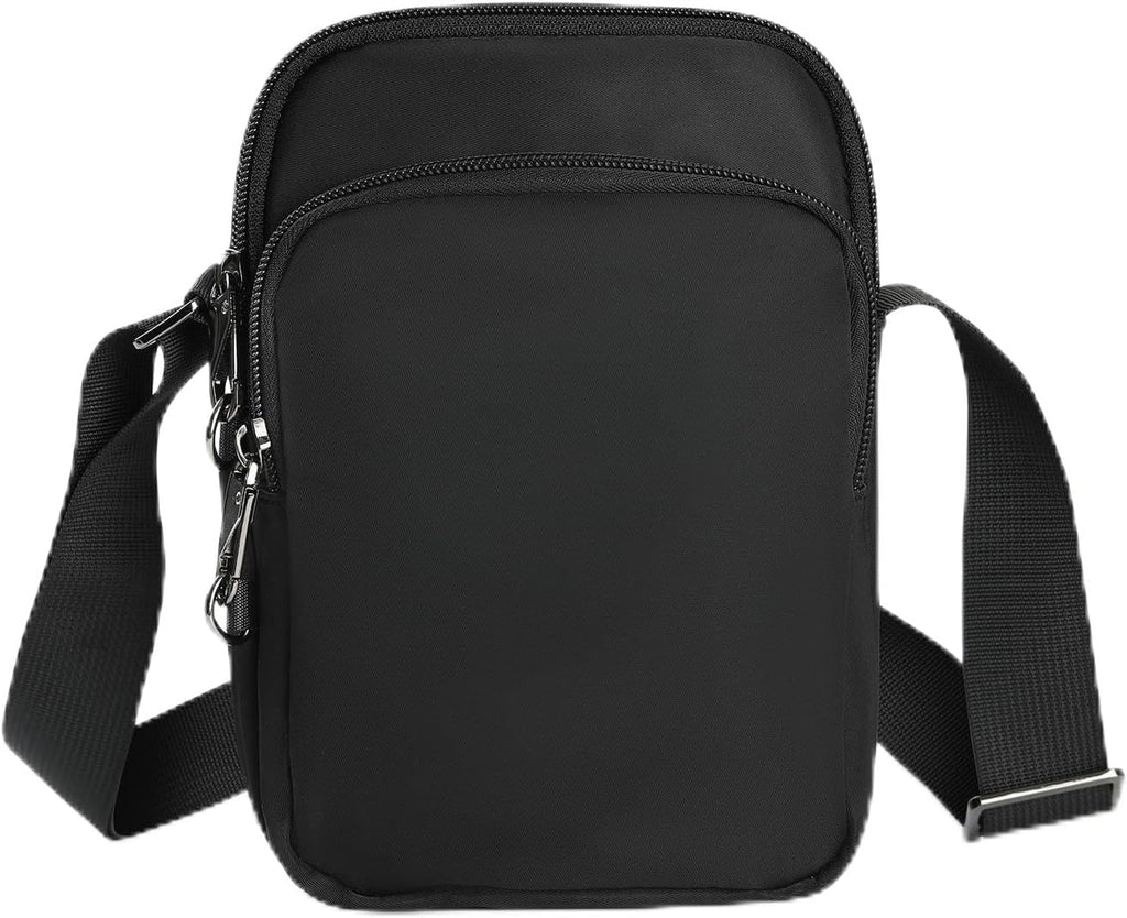 Small Crossbody Bag for Men Women, Anti-Theft Crossbody Sling Bags - Mini Shoulder Chest Bag for Travel Sports