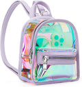 Clear Backpack for Stadium Events See Through Mini Backpack Holographic Bag