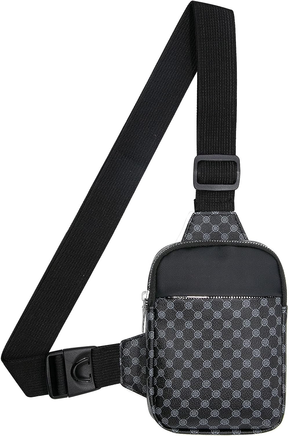 Mini Sling Bag - Women Men Vegan Leather Crossbody Phone Bag Waterproof Travel Running Chest Bag Casual Daypack