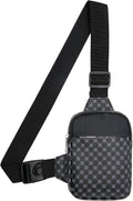 Mini Sling Bag - Women Men Vegan Leather Crossbody Phone Bag Waterproof Travel Running Chest Bag Casual Daypack