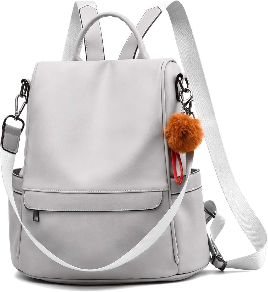 Women Backpack Purse PU Leather Anti-theft Casual Shoulder Bag Fashion Ladies Satchel Bags