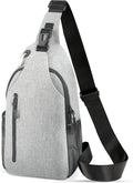 Crossbody Sling Bag for Women & Men, Waterproof Sling Backpack, Lightweight Shoulder Chest Bag for Hiking, Travel