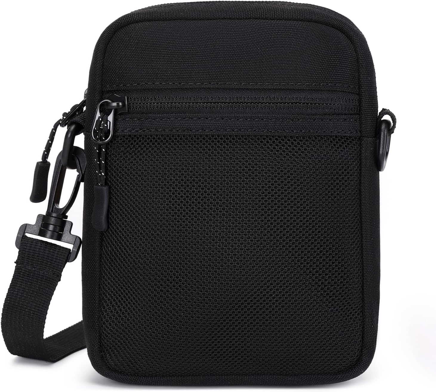 Mini Messenger Bag Crossbody Bag for Men Women, Water Resistant Small Sling Shoulder Satchel Purse for Travel Work
