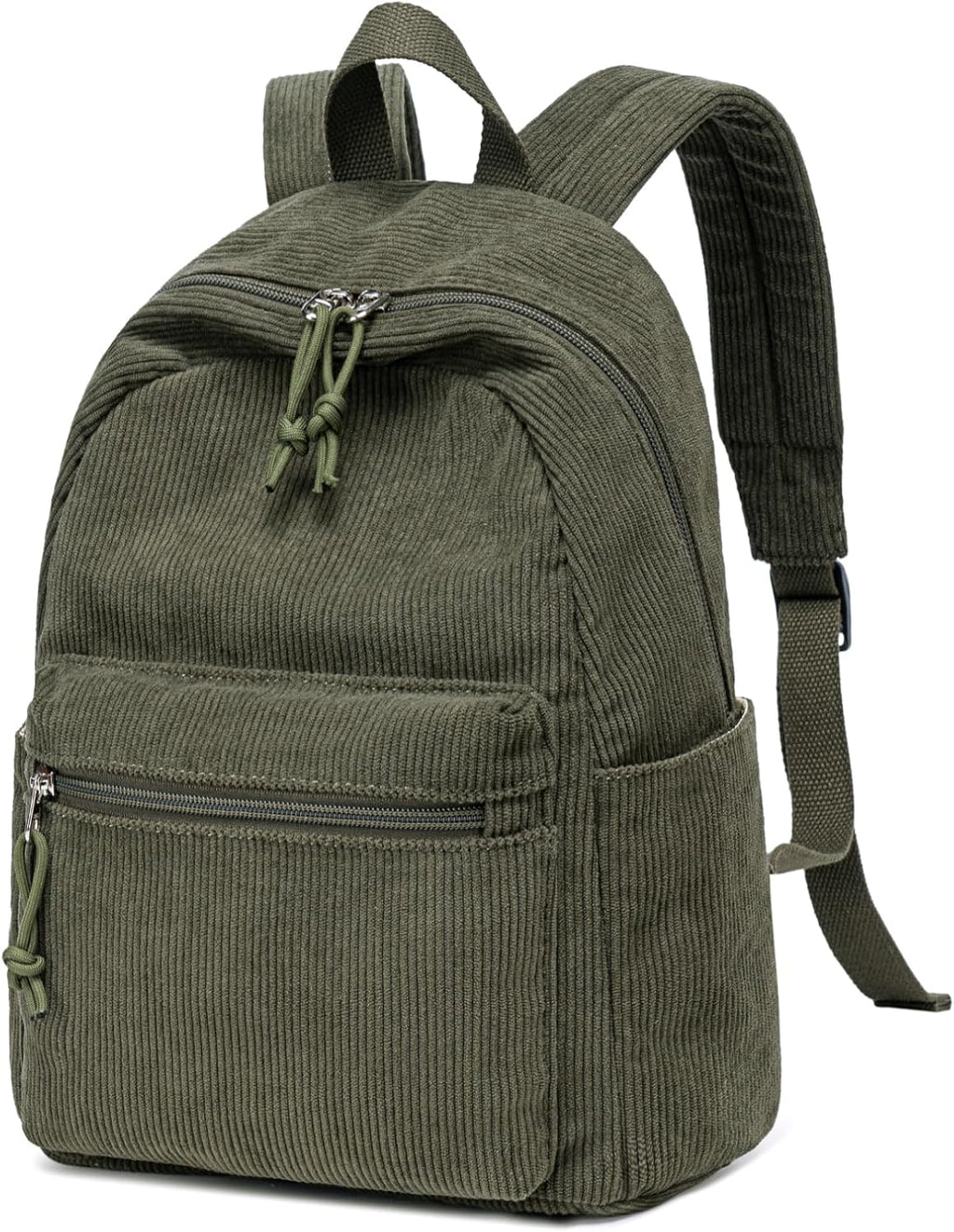 Girls Mini Backpack Women Small Backpack Purse Teens Cute Casual School Bookbag(Corduroy Army Green)