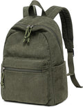 Girls Mini Backpack Women Small Backpack Purse Teens Cute Casual School Bookbag(Corduroy Army Green)