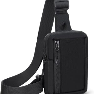 Small Crossbody Bags for Women Men - Mini Sling Bag for Traveling and Hiking